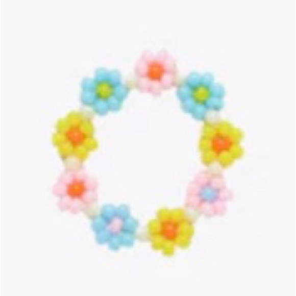 Pura Vida | Beaded Flower Stretch Ring - Picture 2 of 2